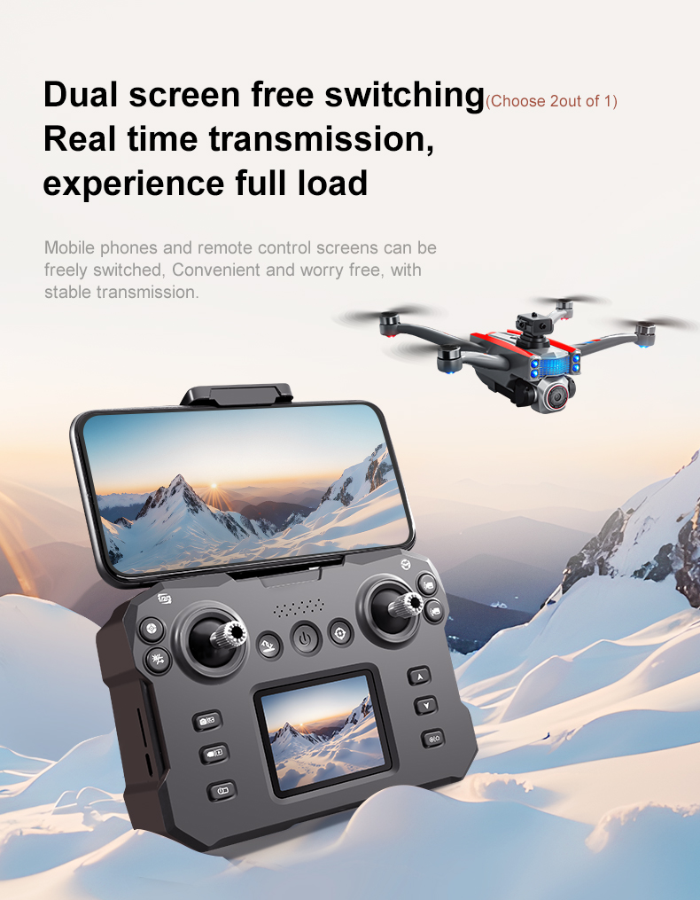 Drone Camera Professional - Dron con pantalla 4K, cámara HD