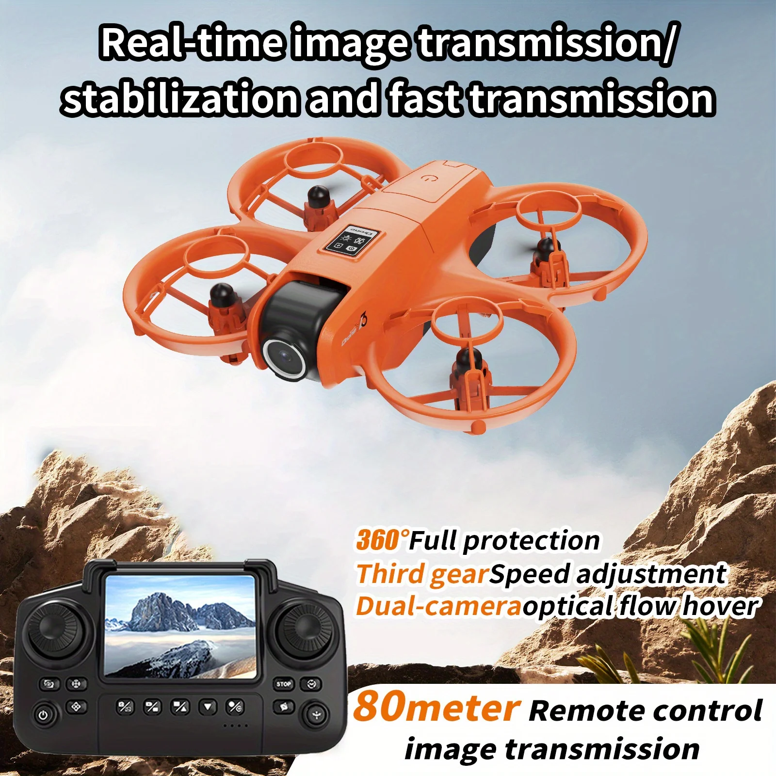 Drone Camera 4K - Dron de Viaje Plegable YL3, Cámaras