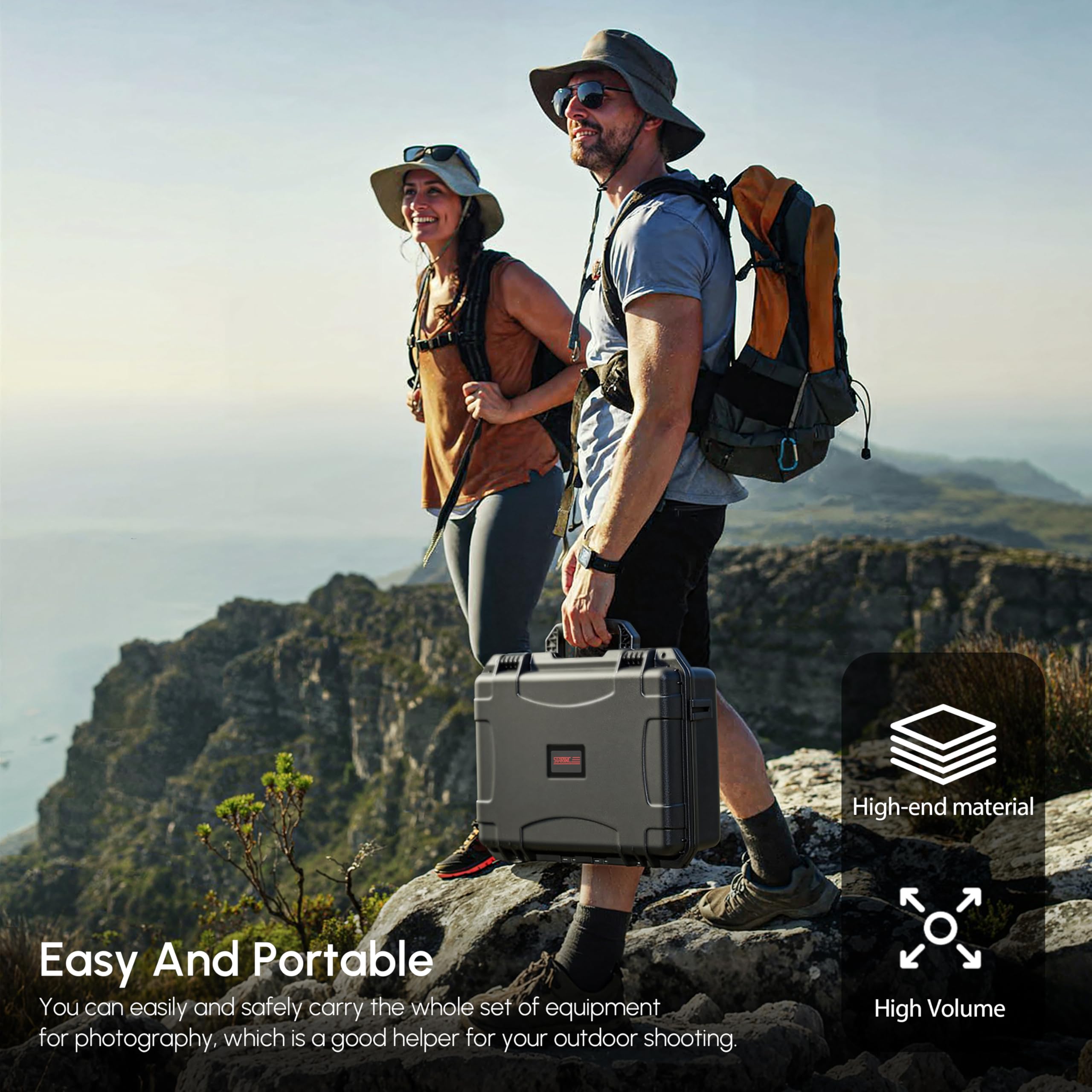 Estuche Rígido Impermeable par - Drone Camera Case reseña y precio