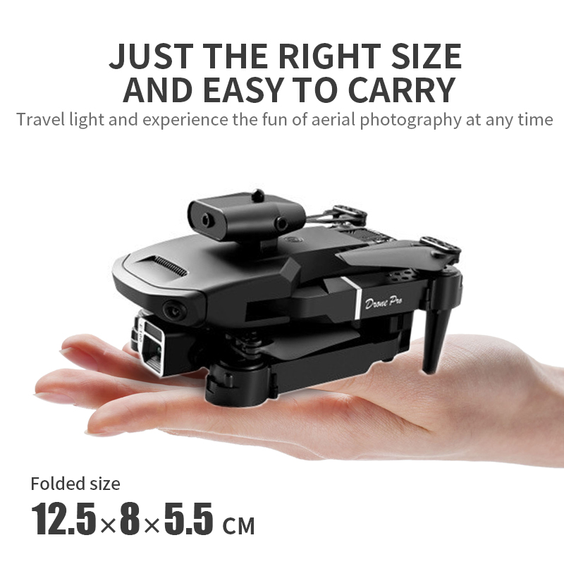 Mini Dron E100 de cuatro lados - Drone Camera 4K reseña y precio