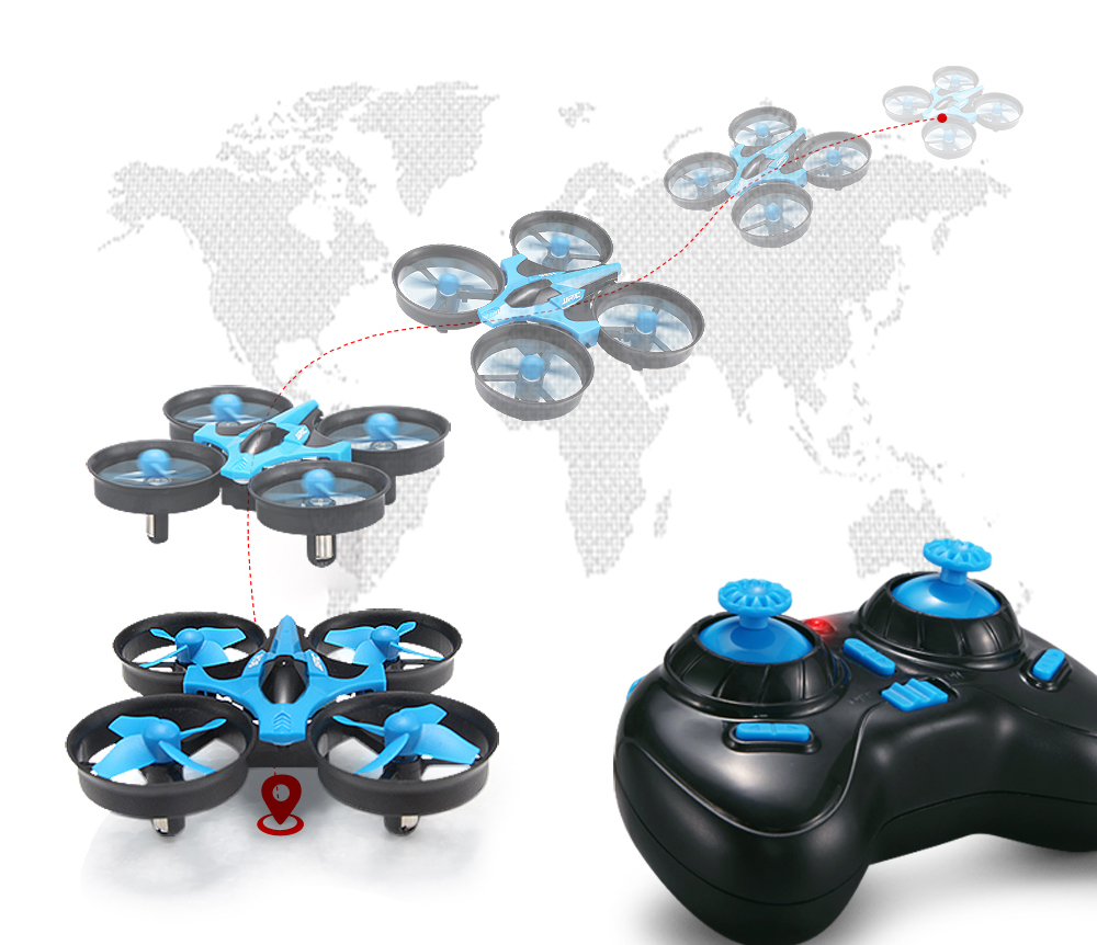 JJRC H36 Mini Rc Drone 4 canal - Eachine Drone E010 reseña y precio