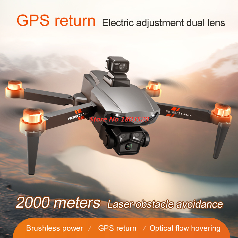 Dron GPS sin escobillas con cá - Drone Camera Professional reseña y precio