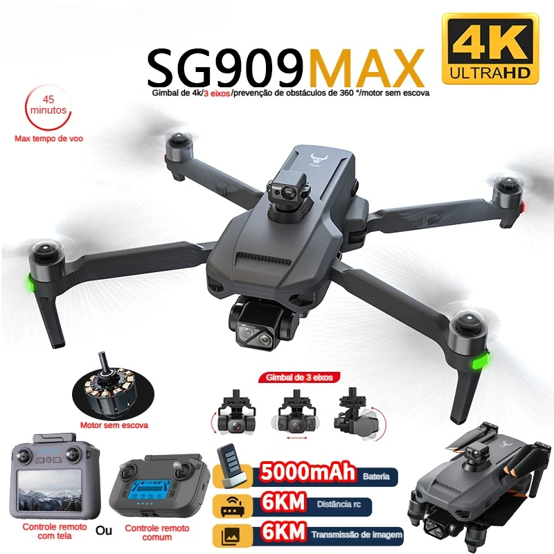 ZLL SG909 SG909MAX Dron profes - Drone Camera 4K reseña y precio